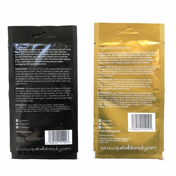 NWT 5 Que Bella Face Masks - Picture 3 of 7